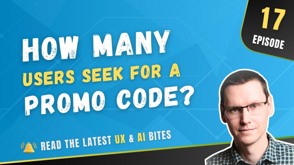 How many users seek for a promo code?